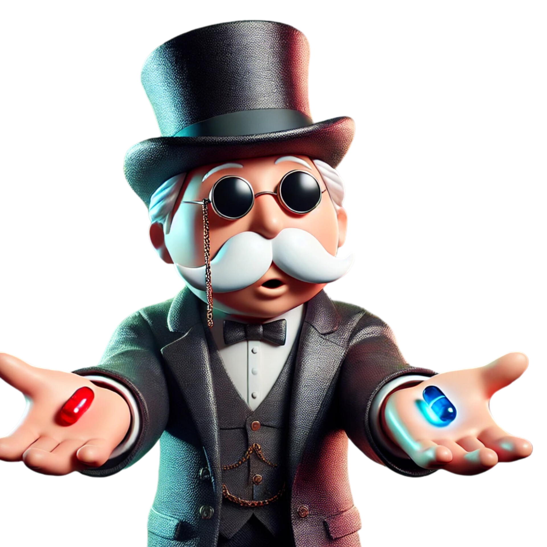 Tokonopoly By Inventiva Creative Studio Red Or Blue Pilll