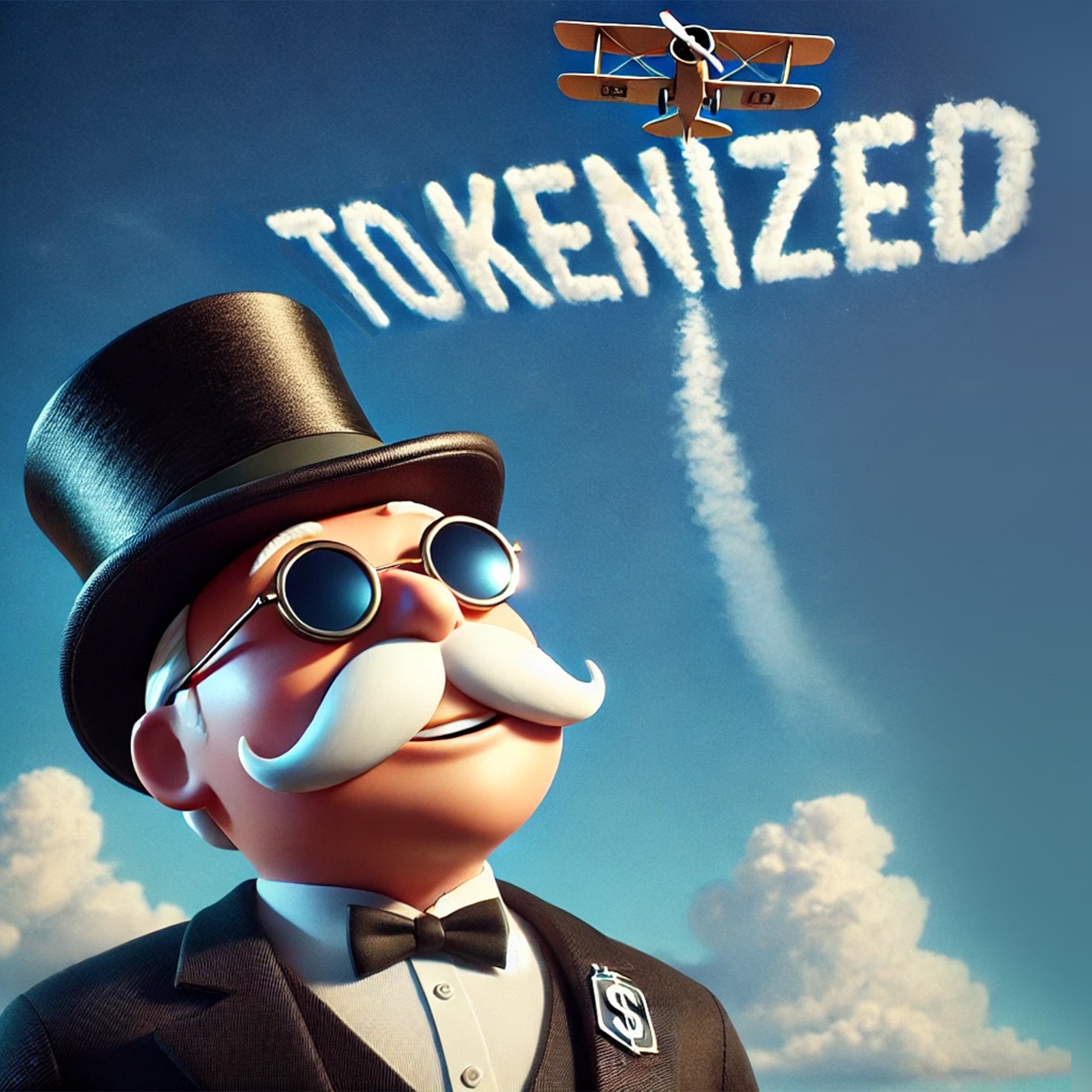 TOKONOPOLY The Worlds First RWA Real Estate Memecoin Tokenised Airplane Hero Mob